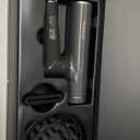 Hair Dryer, Blow Dryer with Diffuser for Curly Hair | Plasma Ionic Hairdryer for Frizz Control | Low Noise | Foldable for Travel | 6.5Ft ALCI Cord | Magnetic Nozzle for Faster Drying (Black/Sliver)