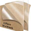 Lesnlok 2 Pieces 16x16 Acrylic Sheet1/8 Thick 3mm Plexiglass Sheet,for Sign,Craft,Photo Frame, DIY Display Projects (2, 16 x 16 x 1/8)