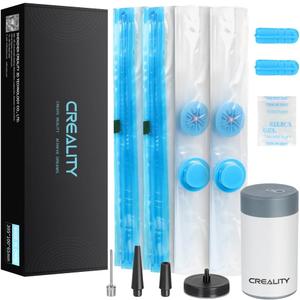 Creality 3D Printer Filament Storage Bags 40 x 40 CM, Large Transparent Sealed Bags with Electric Pump Dust Proof Humidity Resistant Keeping Filament Dry, Reusable Vacuum Storage Bags 8 PCS