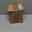 La Vane 4 inch / 10cm Solid Wood Furniture Legs Set of 4, White Square Pyramid Replacement Feet for Couch Sofa Armchair  MidCentury Modern with 5/16 inch Bolt & Metal Mounting Plates