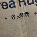 6x9 Area Rugs for Living Room: Washable Vintage Floral Rug Low Pile Non-Slip Boho Carpet for Bedroom Nursery Dining Room (Beige, 6'x9')