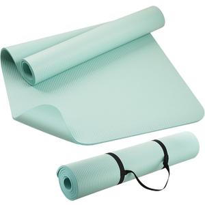 KEEP Extra Thick NBR Yoga Mat for Women & Men, 10mm Thick, 72”x32” Large Exercise Mat with Non-Slip Workout Mat for Yoga, Pilates, Stretching, Meditation – Wide & Cushioned Fitness Mat