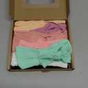 CLLOT 10 Colors Super Stretchy Soft Knot Baby Girl Headbands with Hair Bows Nylon Head Wrap For Newborn Baby Girls Infants Toddlers Kids