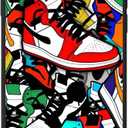Compatible iPhone 14 Case for for Cool Boys Teen Girls, Basketball Shoes Sneaker Cute Aesthetic Color Ways Soft TPU Cute Funny Glossy Cover Graphics Sports Design
