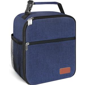 Lunch Box for Men & Women Durable Lunch Bag for Adults & Kids Reusable Small Lunchbox Blue