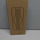 StoraRoll Wrap Dispenser 2-in-1, Drawer Organizer for Foil, Plastic Wrap, Parchment and Wax Paper with Safety Cutters and Labels for Kitchen Organization Glad wrap Cutter (Black)