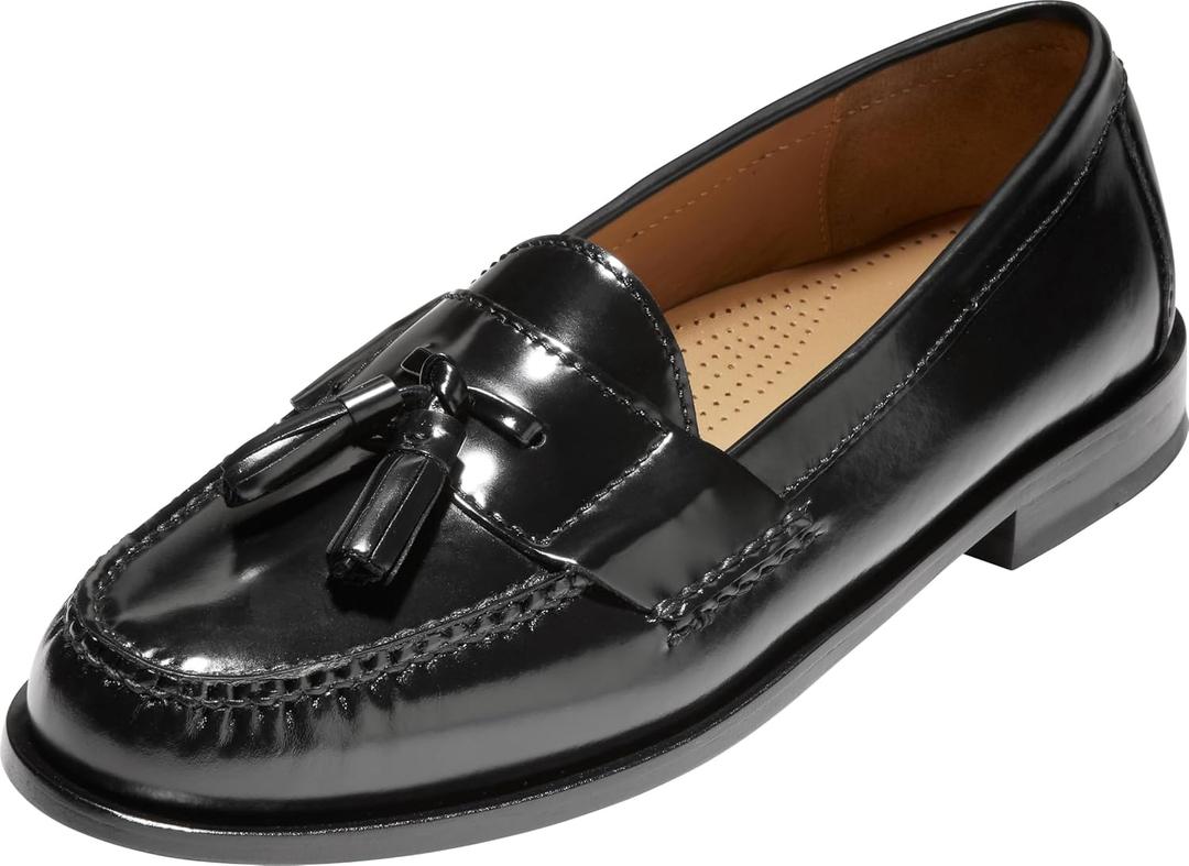 Cole Haan Men's Pinch Tassel Loafer (9, Black)