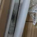 Tempered Glass Console Table with Metal Legs, Modern Narrow Sofa Table for Hallway Entryway (Black, 39"x18"x30")