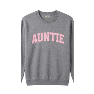 Auntie Crewneck Sweater XL Gray
