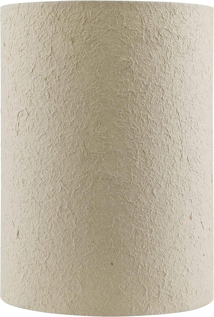 Aspen Creative 31286A Transitional Drum (Cylinder) Shape Spider Construction Lamp Shade in Tan 8" wide (8" x 8" x 11")