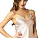 SweatyRocks Women's Silk 100% Silk Camisole Top, Layering Piece, M