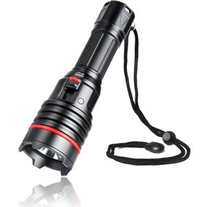 Dive Light, Underwater Flashlight, 2000Lumens Dive Lights Scuba Diving, Diving Flashlight with Type-C Charging for Professional Underwater Sport, Underwater 100m Flashligh (SM-16)