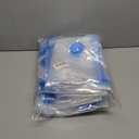 Vacuum Storage Bags for Clothing Comforters and Blankets, Space Saver, Travel Bag for Luggage (Clear, 21)