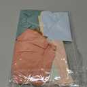 Boboking Teen Girls Seamless Underwear Tagless Panties Full Coverage Pack of 8 (13-14 Years, Black, Green, Yellow, Light Pink, Orange)