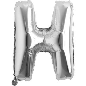 32 inch Letter Balloons Silver Alphabet Number Balloons Foil Mylar Party Wedding Bachelorette Birthday Bridal Shower Graduation Anniversary Celebration Decoration (32 inch H Silver)