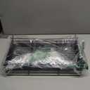 2/3/4-Tier collapsible cooling rack for baking,Folding Cooling Grid,Adjustable Stackable Roasting Cooking Drying Wire Cooling Rack for Cookies Baking (Black)