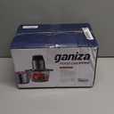 GANIZA Food Processors, Electric Food Chopper with Meat Grinder & Vegetable Chopper - 2 Bowls (8 Cup+8 Cup) with Powerful 450W Copper Motor - Includes 2 Sets of Bi-Level Blades for Fruits/Meat/Nuts (Black)