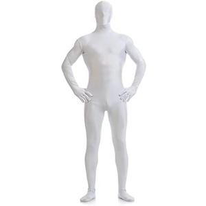 Howriis Full Bodysuit Unisex Spandex Zentai Costume - Stretch Adult Disappearing Man Body Suit for Halloween & Cosplay, Size Medium