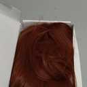 PARK YUN Long Straight Auburn Wig with Bangs 26 Inch Orange Ginger Synthetic Layered Hair Wigs for Women Natural Copper Red Head Heat Resistant Wig for Daily Party Use