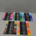 ARTISTRO 100 Brush Marker Pens Coloring Markers for Adults Brush Tip & 0.4mm Fineliner Pens Coloring Markers No Bleeding