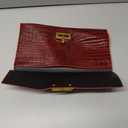 Verdusa Women's Clutch Evening Bags Trendy Envelope Handbags Metallic Purses Formal Wedding