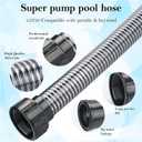 155710 Pool Pump to Filter Hose Assembly for Pentair Sand Dollar and Sta-Rite Cristal-Flo II Filter compatible with Pool and Spa Sand Ground Pool Pump to Filter Hose (30" Length)