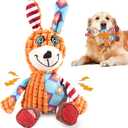 Squeak Dog Toys Stuffed Plush for Small & Medium Breeds - Soft Chew Fabric, Interactive Indoor/Outdoor Play, Perfect for Puppy Teething - Ideal Pet Gift, Dog
