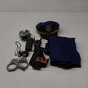 Police Cosutme for Kids, Police Officer Costume Uniform Set with Accessories for Kids (Medium (4T - 6Y))