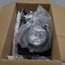 Avsty Headlights Assembly for Freightliner Century 2004 2005 2006 2007 2008 2009 2010 2011 2012 2013 2014 2015 Headlamp(Black)