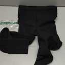 Compression Pantyhose for Women, 20-30 mmHg Footless Medical Compression Stockings, Waist High Opaque Graduated Support Compression Hose Tights for Edema, Varicose Veins, Swelling (X-Large, Black)