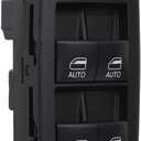 Driver Side Window Switch Power Control Button Compatible with 2010 2011 Chrysler Town & Country/Dodge Grand Caravan, Replacement OEM 04602535AI, Double Autos 3+0 Pins