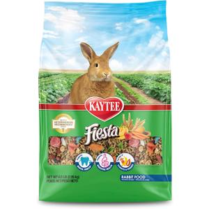 Kaytee Fiesta Rabbit Food, Nutritious and Fun Blend, Supports Dental Health and Digestion, 6.5 pounds