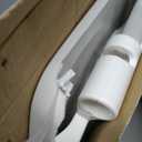 MUU Toilet seat, Slow Close, White heavy duty Toilet Seat with Non-slip Seat Bumpers Easy to Install & Clean PP Material Replacement Toilet Seat Fits All Toilet Brands Elongated Toilets(MU220-PP)