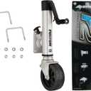 Fulton 1413040134 F2 F2 Wide Track Boat Trailer Jack, 1,600 lbs. Lift Capacity, Sidewind, Bolt-On Side Mount, 10 Inch Travel, Ergonomic Design