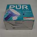 PUR Plus 11-Cup Water Pitcher, 1 Lead-Reducing Filter, Cleaner, Great-tasting Water, Dishwasher Safe, Powerful Filtration, Filter Change Light Indicator, LockFit Cap Design - White