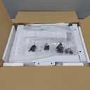 Computer Tower Stand with Charge Station and USB Charging Port - Height Adjustable PC Tower Stand, Under Desk CPU Holder Cart with Locking Caster Wheels for Fits Most PC (17.32", White)