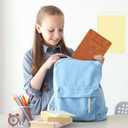 2 x Magnetic Leather clipboard with Pen Holder - Small Clipboard for Office Supplies, Perfect Clip Board for Professionals (Brown, B6 85.2in)