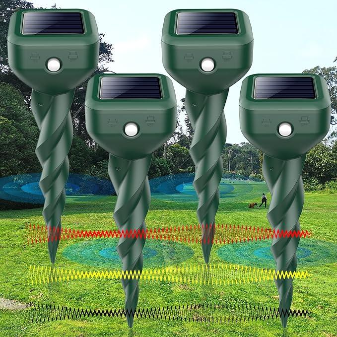 Waterproof Ultrasonic Deterrent Vibratory Stakes