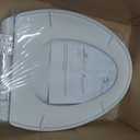 Toilet Seat and Lid Set with Hinges - Standard Household - White