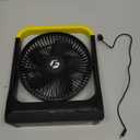 Battery Powered Rechargeable Portable Fan: 20800mAh Battery Operated Camping Fan [80H Long Lasting] 3350RPM USB Desk Personal Fan with 4 Speed 3 Timer for Travel/Outdoor/Bedroom/Office/Beach/Fishing