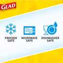 GladWare Food Storage Containers, Family Variety Pack, 24 Piece Set | with Glad Lock Tight Seal, BPA Free Containers and Lids in a Variety of Sizes to Hold and Store Food, Family Variety - 12 Count