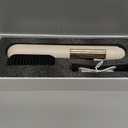 2026 New Go Brush Pro - 3 Temps Portable Cordless Hair Straightener Brush for Travel, 30s Fast Heat & Led Digital Display(C/F), Cool Air Setting On The Back (Beige)