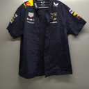 Red Bull Racing F1 Men's 2024 Team Button Down Shirt (XX-Large, Navy)