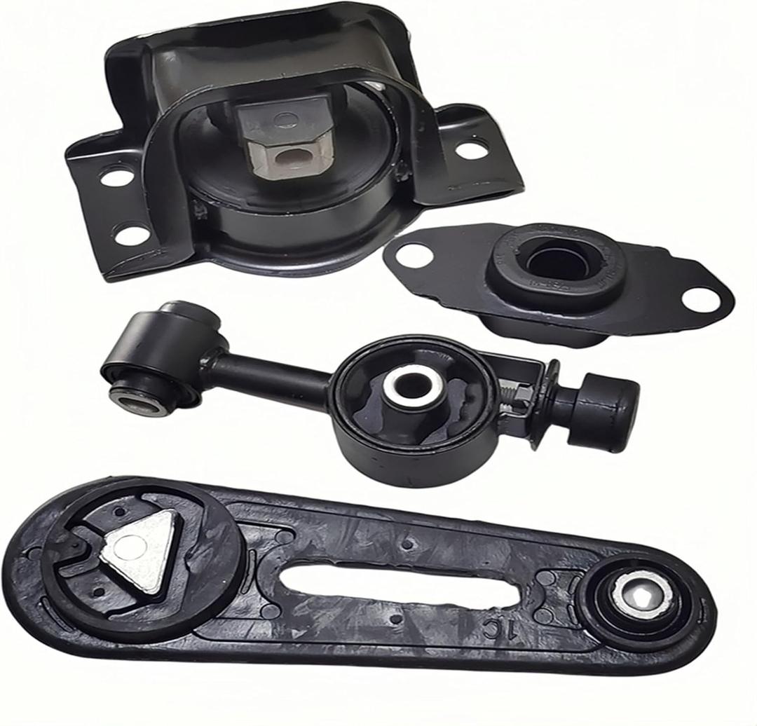 Engine Motor Mount Kit - Complete Set of 4 for 2007-2012 Nissan Versa 1.8L & 2009-2014 Nissan Cube 1.8L - Front, Rear, Left, Right Motor Mounts - OE Replacement A4312 A4318 A4320 A4323