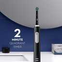 Oral-B Pro 1000 CrossAction Electric Toothbrush, Black and White, 2 Count