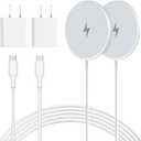 Magnetic Wireless Charger 2Pack Apple 10FT Magsafe Charger,Fast Mag-Safe Charging Wireless iPhone Charger Pad with Charging Plug for iPhone 16Pro Max/16Pro/16Plus/15Pro Max/15/14/13/12/AirPods3/Pro 2