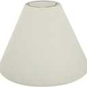 Aspen Creative 32016A Transitional Hardback Empire Shape Spider Construction Lamp Shade in Ivory, 16" wide (6" x 16" x 12"), 6" Top x 16" Bottom x 12" Slant