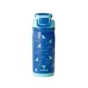 Reduce Hydrate Pro Kids 14oz Stainless Steel Insulated Water Bottle w/Straw – Spill Proof Tumbler for Kids – 30 Hour Cold Retention – Dishwasher Safe Leak-Proof Design - Shark Bait