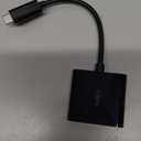 Belkin USB C to HDMI Adapter + USBC Charging Port to Charge While You Display, Supports 4K UHD Video, Passthrough Power up to 60W for Connected Devices, Compatible with MacBook, iPad, Windows