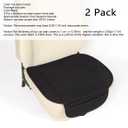 Linen Car Seat Covers,Cooling Bottom Seat Covers for Cars,Universal Car Seat Pad Cushion Breathable,Ventilated Only 2Pc Front Seat
